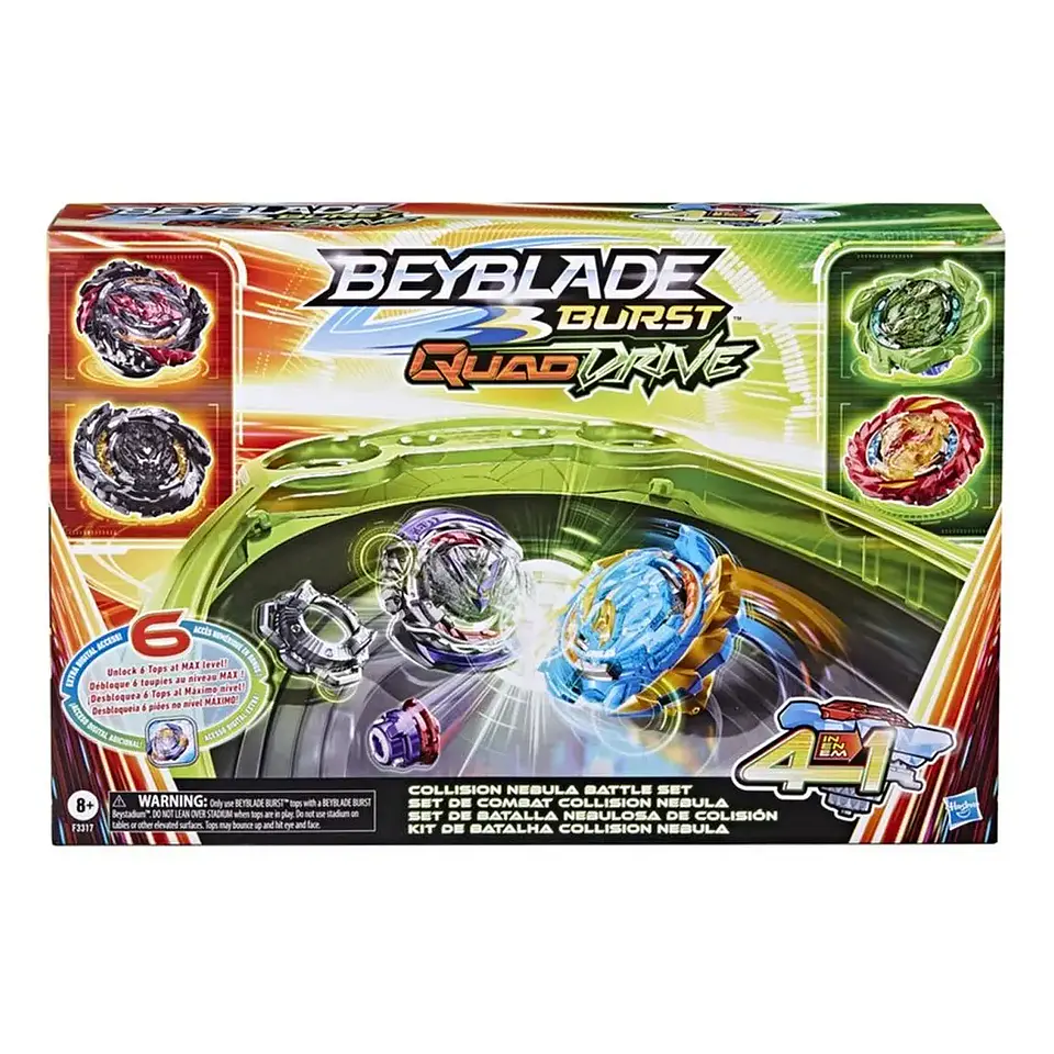 Estadio Beyblade Burst Quadstrike Beystadium F3317 1