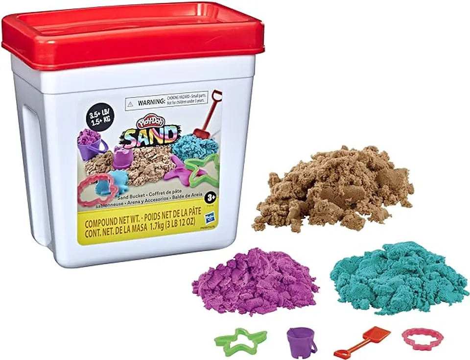 Play-Doh Cubo De Arena Con 4 Herramientas F4698 3