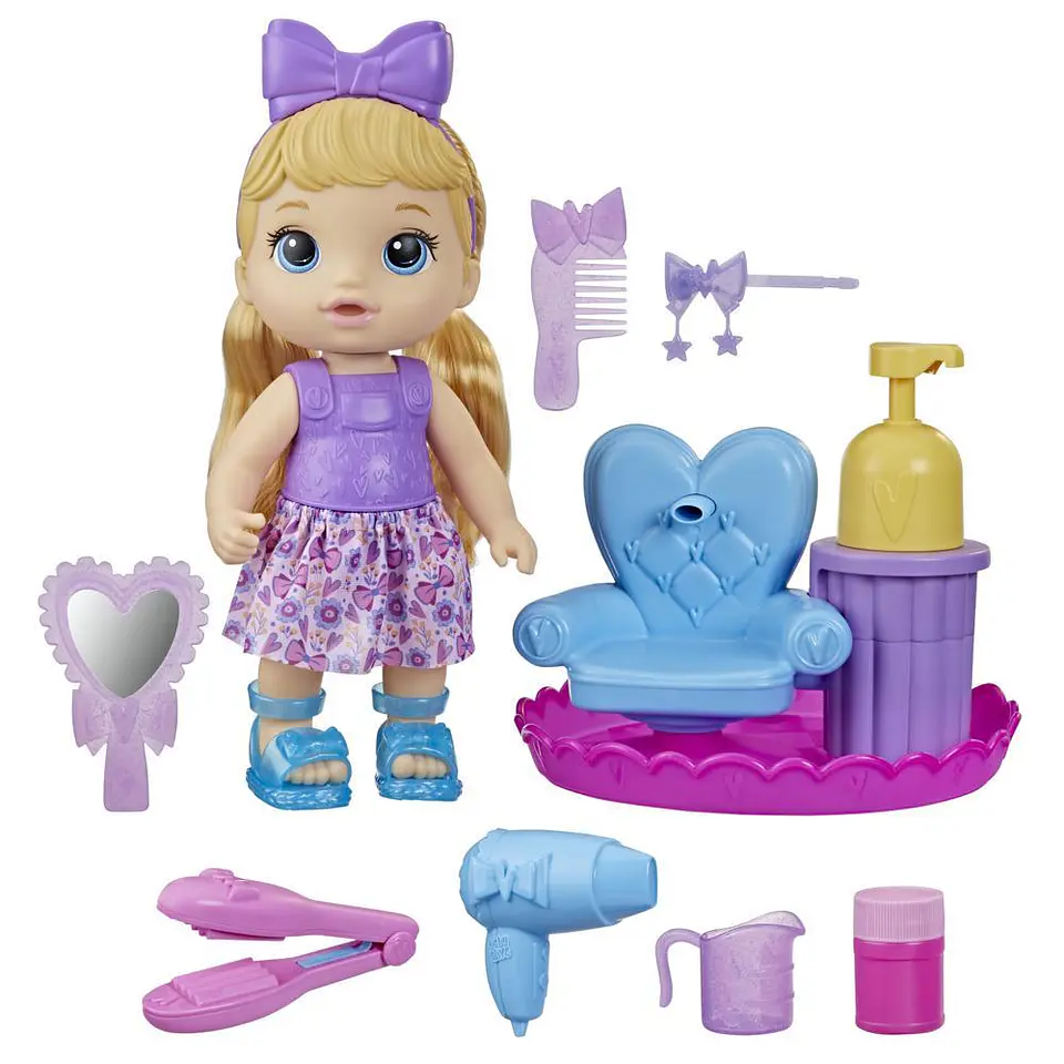 Muñeca Baby Alive Diversion Con Burbujas Rubia F5112 1