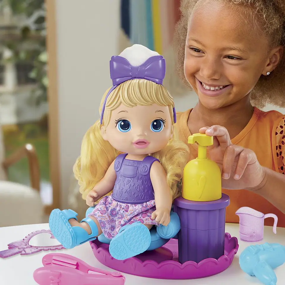 Muñeca Baby Alive Diversion Con Burbujas Rubia F5112 3