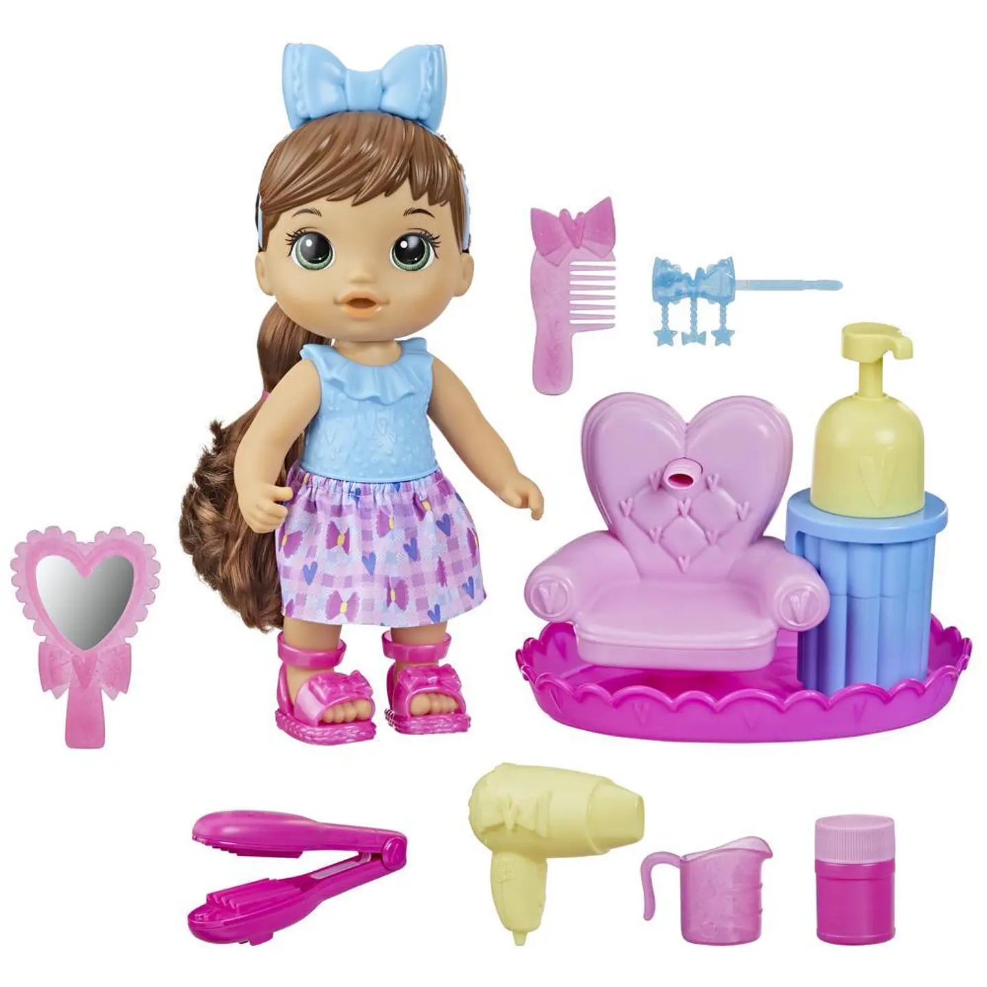 Muñeca Baby Alive Diversion Con Burbujas Morena F5113  1