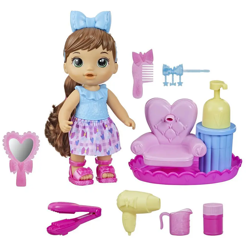 Muñeca Baby Alive Diversion Con Burbujas Morena F5113  1