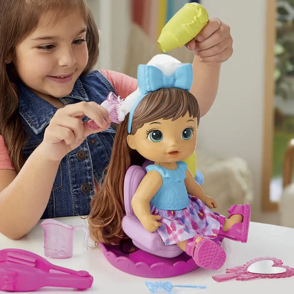 Muñeca Baby Alive Diversion Con Burbujas Morena F5113  5