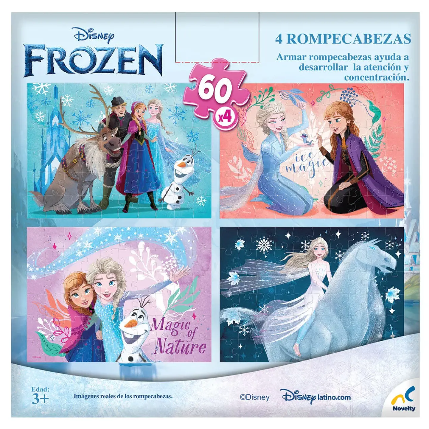 Rompecabezas Frozen 4 En 1 Imexporta JCA-1129 2