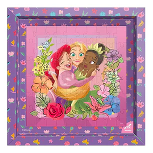 Disney Princesas Puzzle Con Marco 60 Piezas Imexporta Jca4089