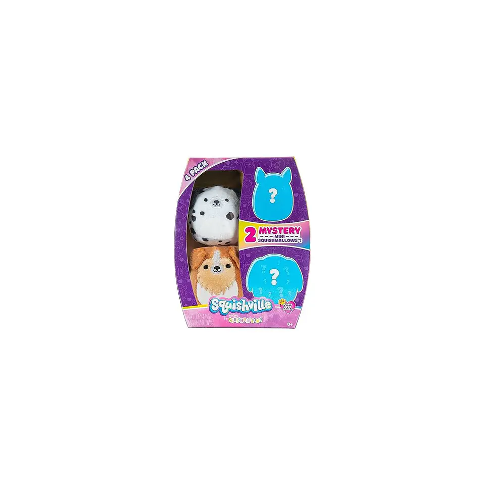 Squishmallows Mini Peluche Squishville 4 Pack 5 Imexporta Sqm0212 1