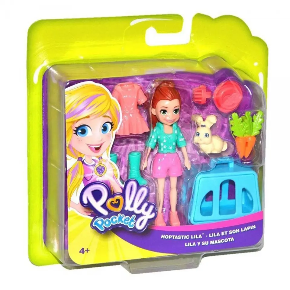 Polly Pocket Lila y Su Conejito Mattel Gdm11 1