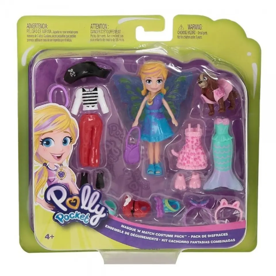 Polly Pocket Pack De Disfraces Mattel Gdm15 1