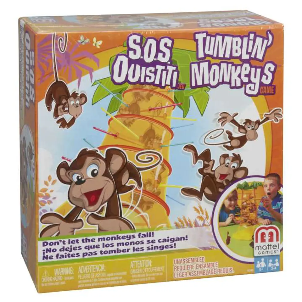 Games Juego de Mesa Monos Locos Mattel 52563 3