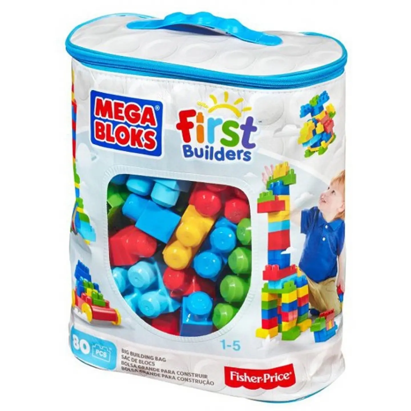 Megabloks Fb Gran Bolsa Clasica Para Construir Mattel Dch63 1