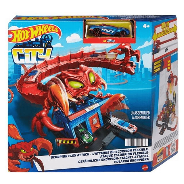 Hot Wheels City Nemesis Escorpion Mattel Hdr32