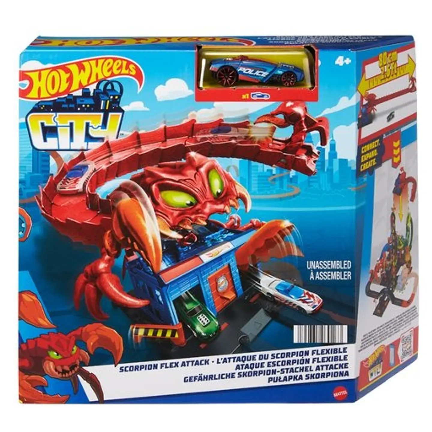 Hot Wheels City Nemesis Escorpion Mattel Hdr32 2