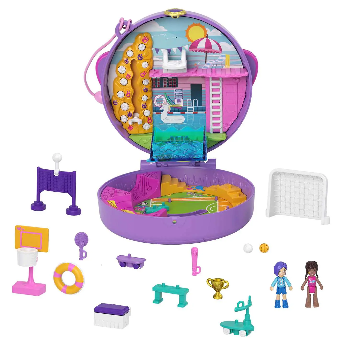Polly Pocket Soccer Squad Compact Mattel Hcg14  1