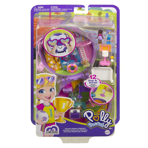 Polly Pocket Soccer Squad Compact Mattel Hcg14 