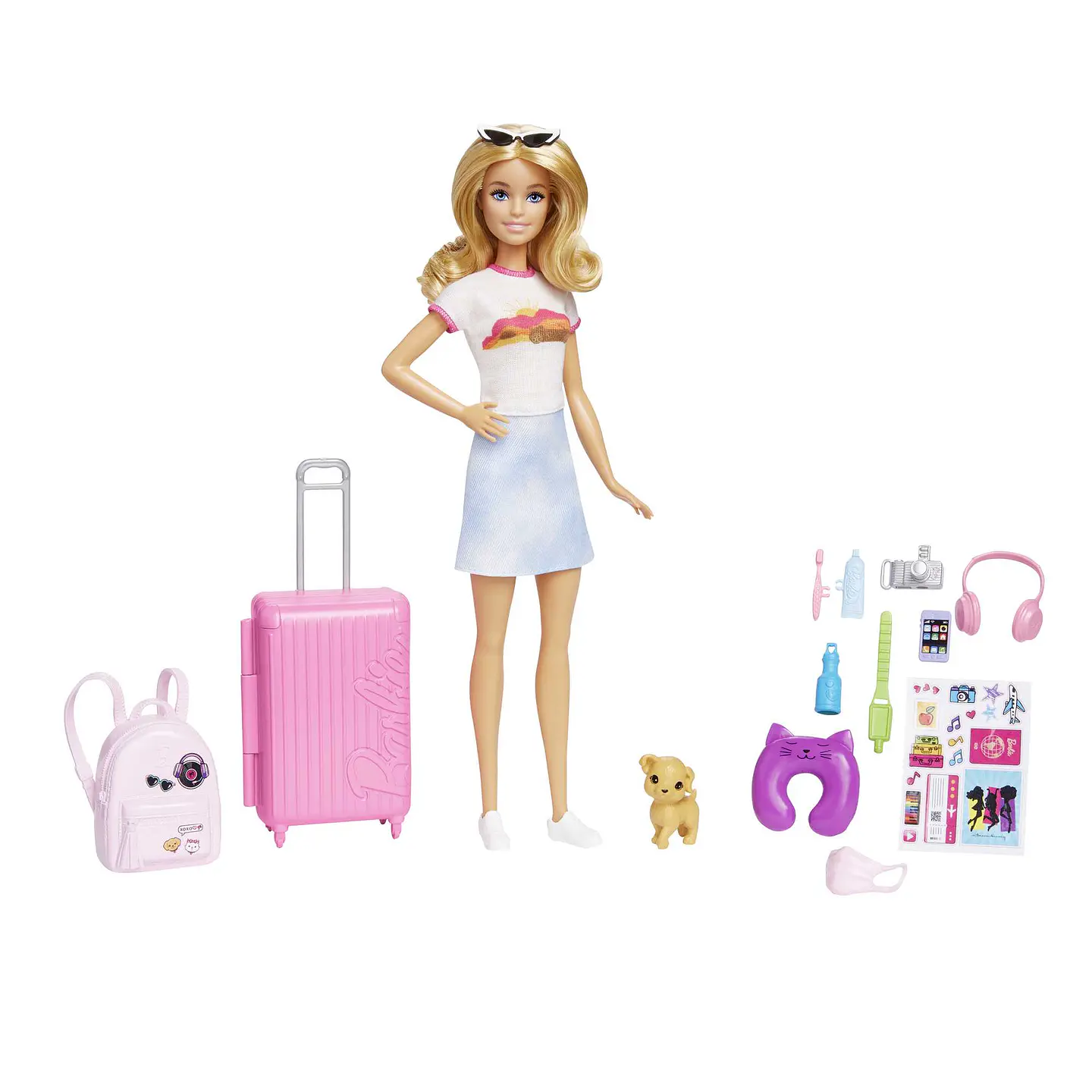 Barbie Viaja con Cachorro Mattel Hjy18 1