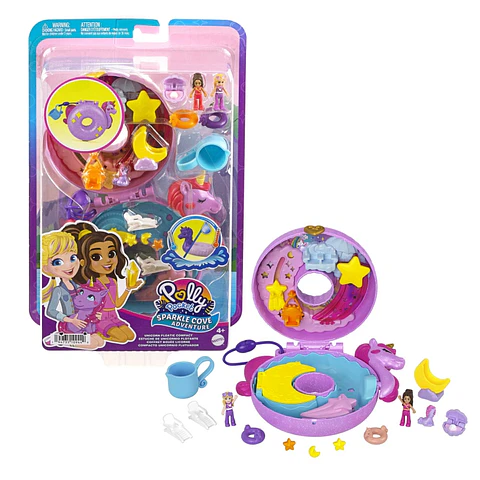 Polly Pocket Sparkle Cove Adventure Unicorn Floatie Surtido Mattel Hkv44