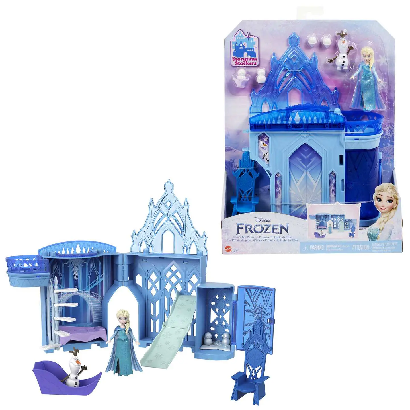 Frozen Storytime Stackers Palacio De Hielo De Elsa Mattel Hlx01 1