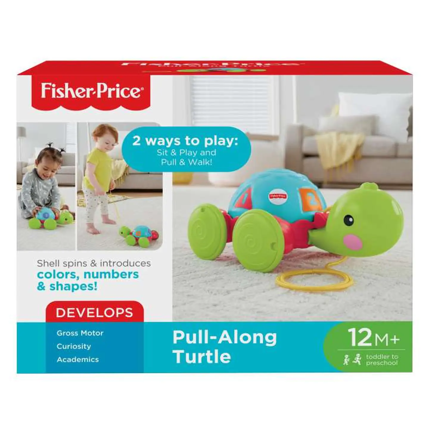 Fisher-Price Juguete Para Bebés Tortuga De Aprendizaje Mattel Y8652 3