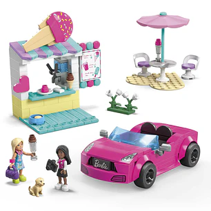 Barbie Mega Convertible & Ice Cream Stand Descapotable Mattel Hpn78