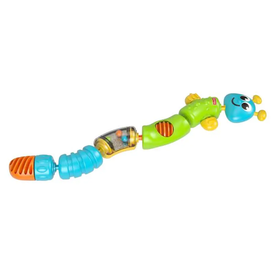 Fisher-Price Juguete Para Bebés Brilliant Basics Oruga Cadena De Colores Mattel W9834 1