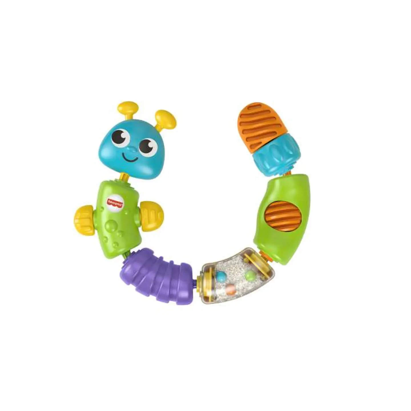 Fisher-Price Juguete Para Bebés Brilliant Basics Oruga Cadena De Colores Mattel W9834 2