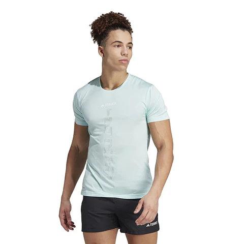 Polera Hombre Celeste  Adidas Hz6240