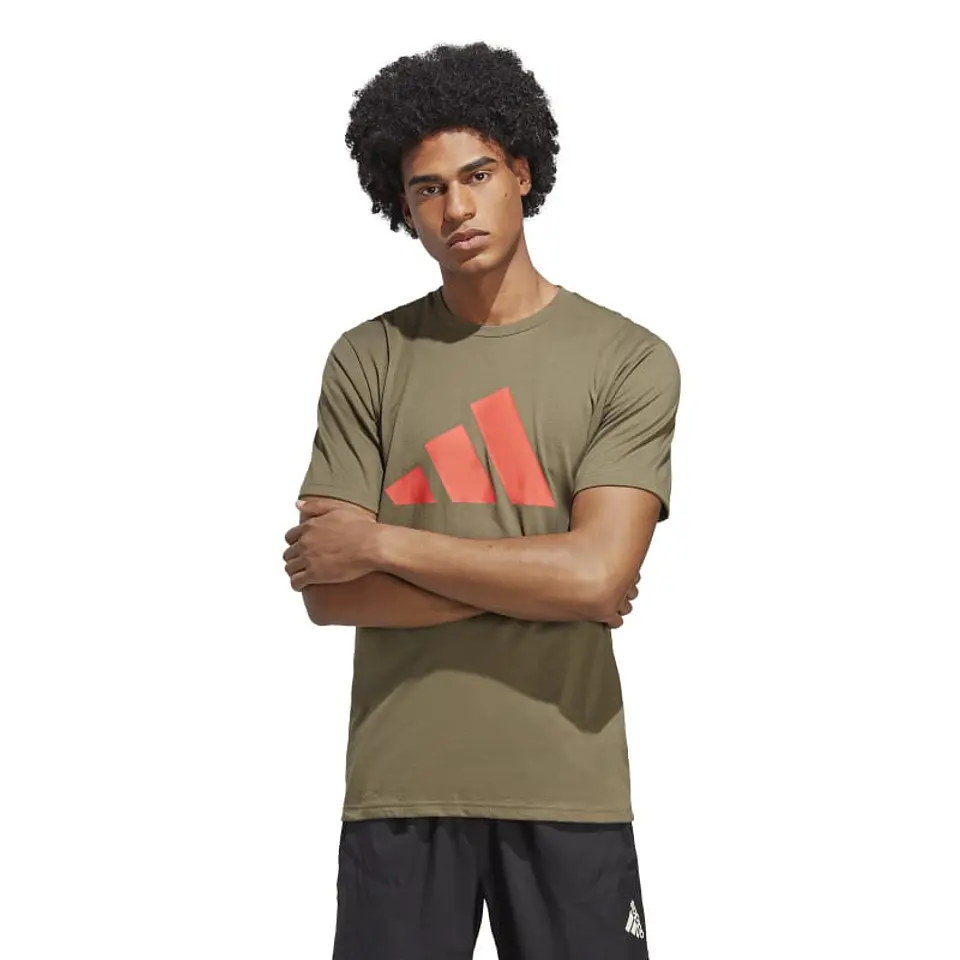 Polera Hombre Oliva Adidas Ic1217 1