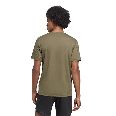 Polera Hombre Oliva Adidas Ic1217