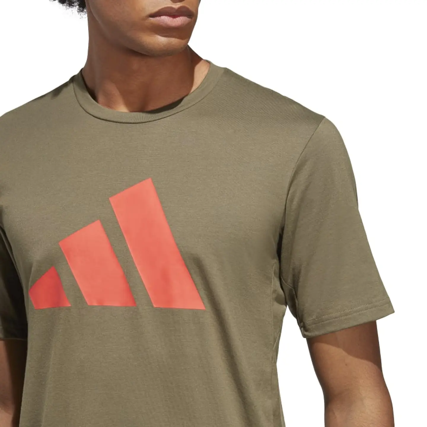 Polera Hombre Oliva Adidas Ic1217 3