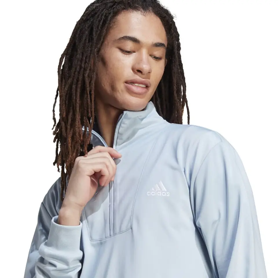 Buzo Hombre Celeste Adidas Ij6062 4
