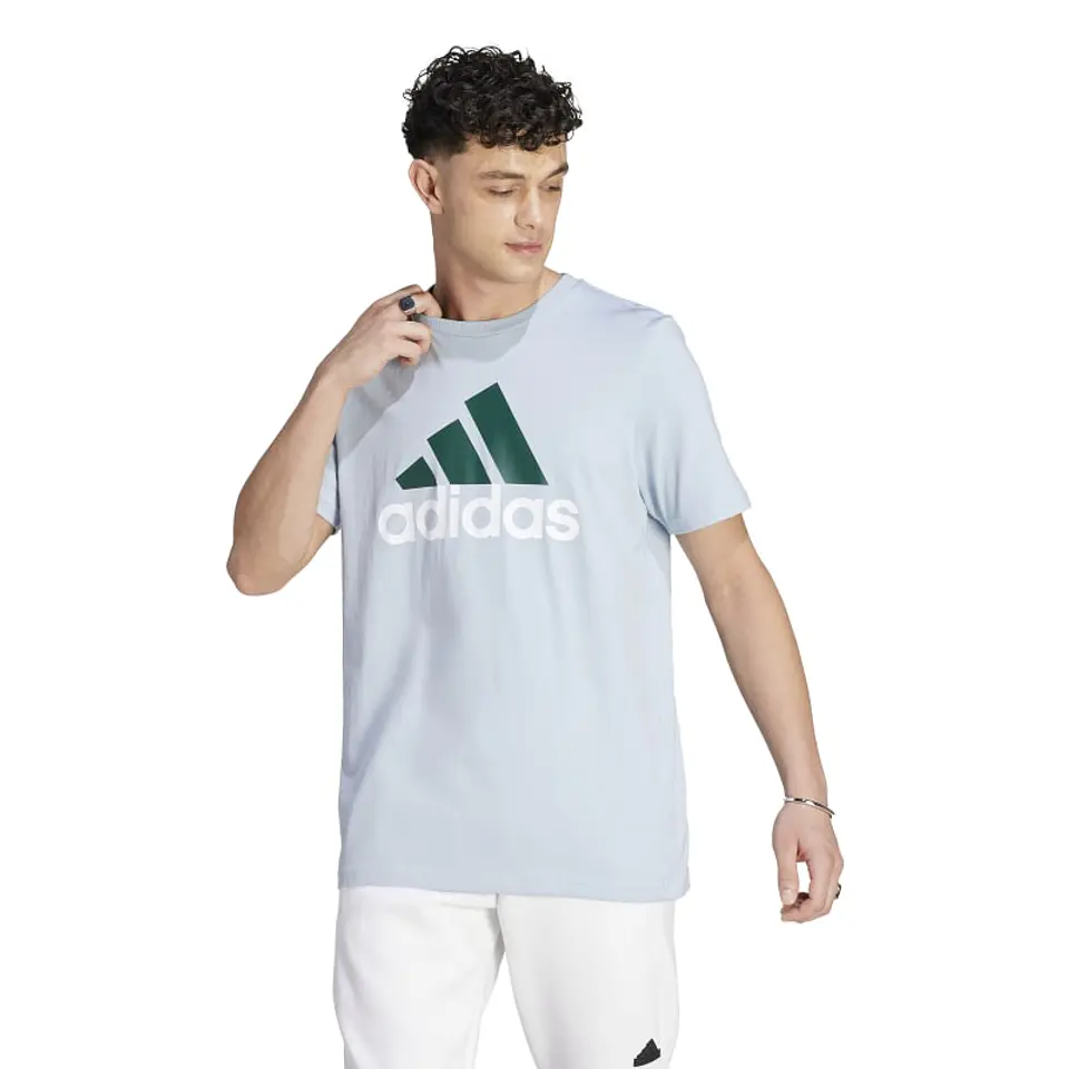 Polera Hombre Celeste  Adidas Ij8576 1