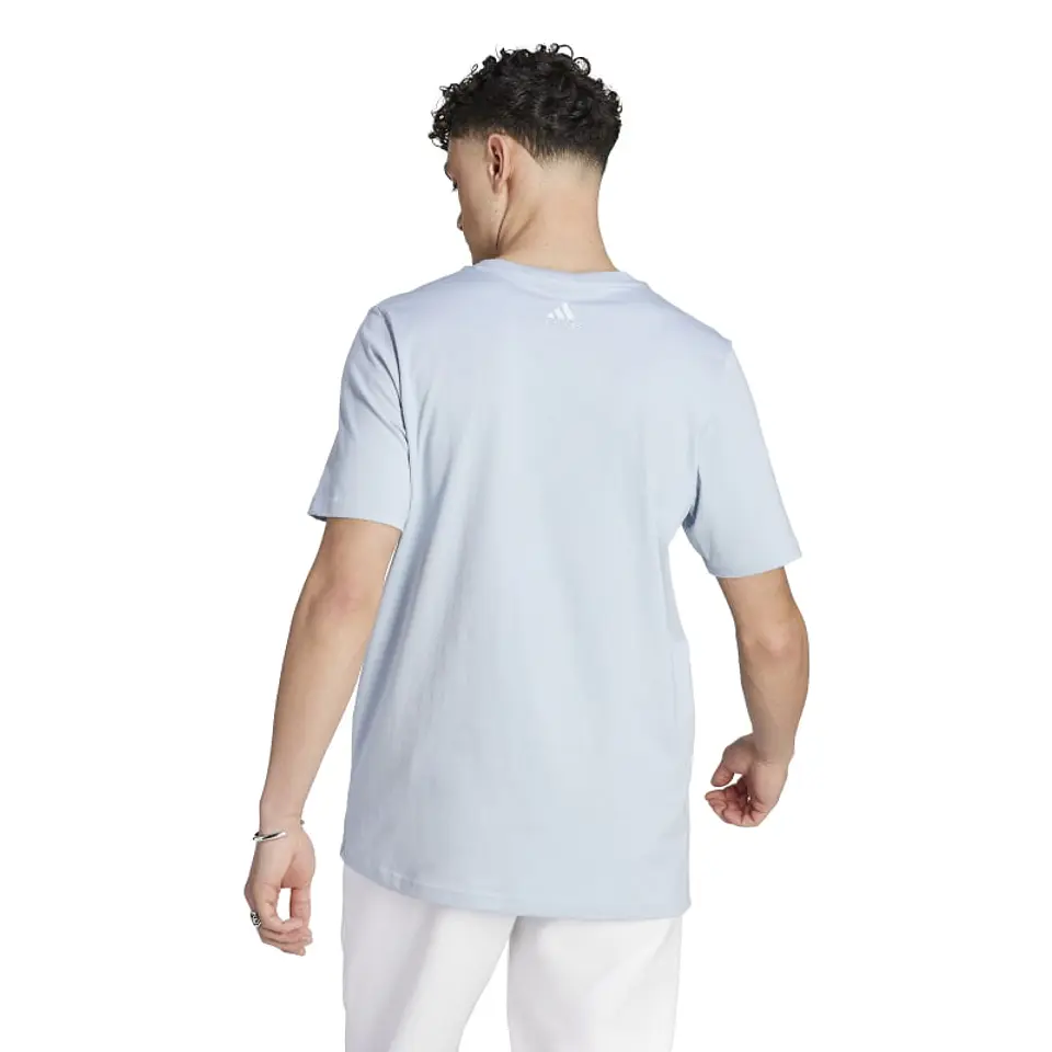 Polera Hombre Celeste  Adidas Ij8576 2
