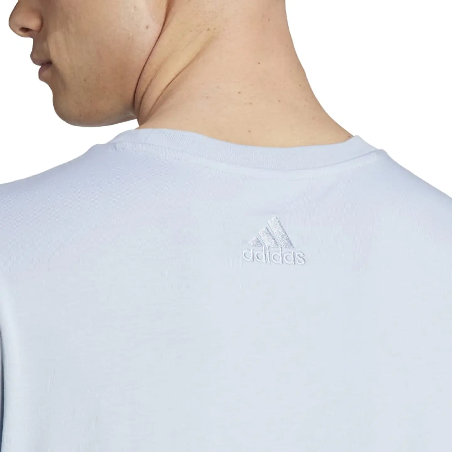 Polera Hombre Celeste  Adidas Ij8576 4