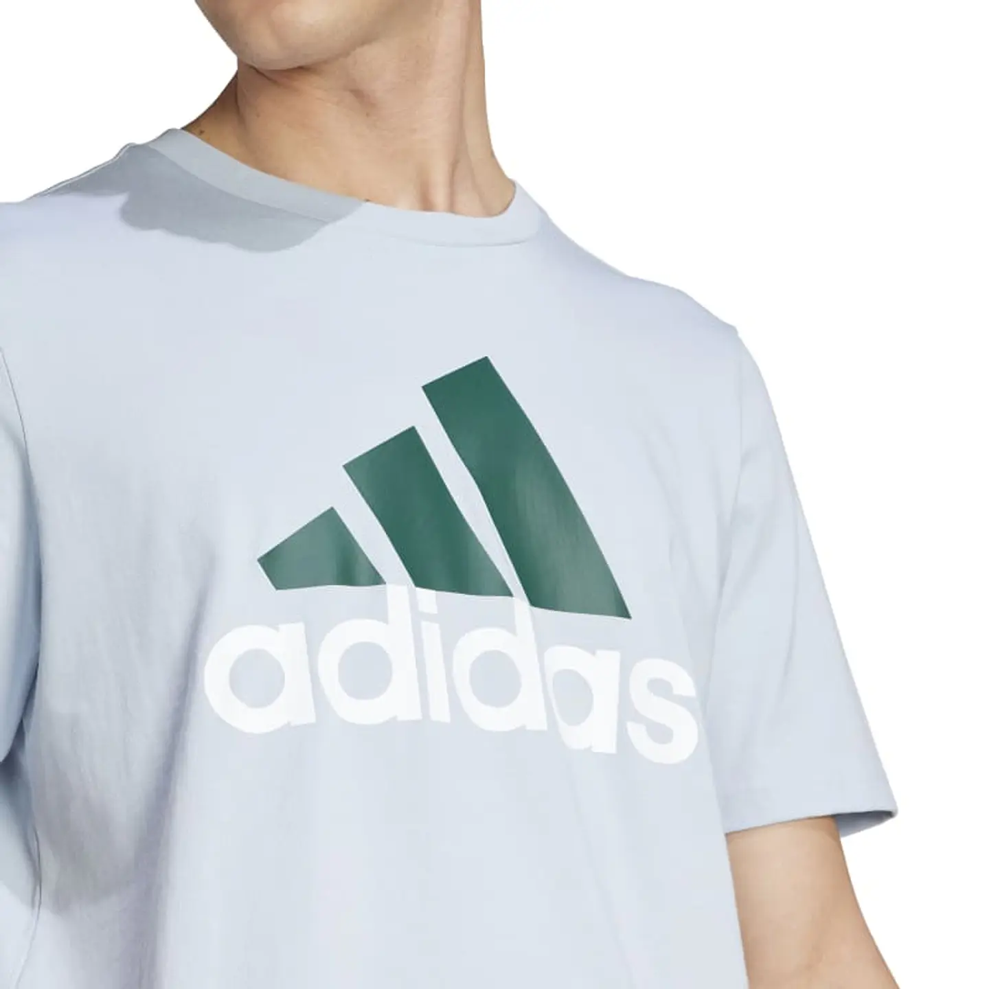 Polera Hombre Celeste  Adidas Ij8576 5