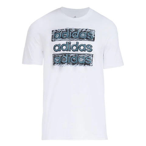 Polera Hombre Blanca Adidas In7933