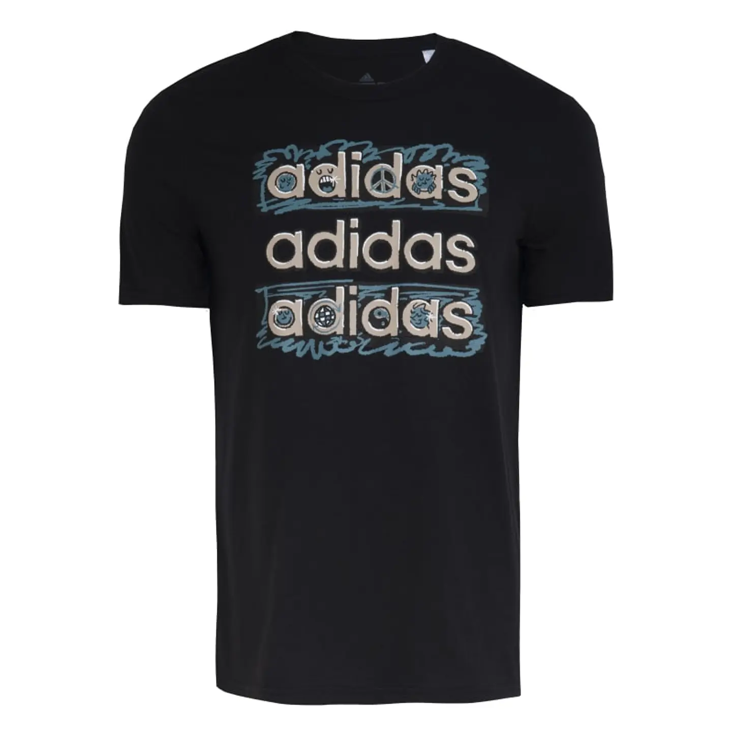 Polera Hombre Negra Adidas In7934 1
