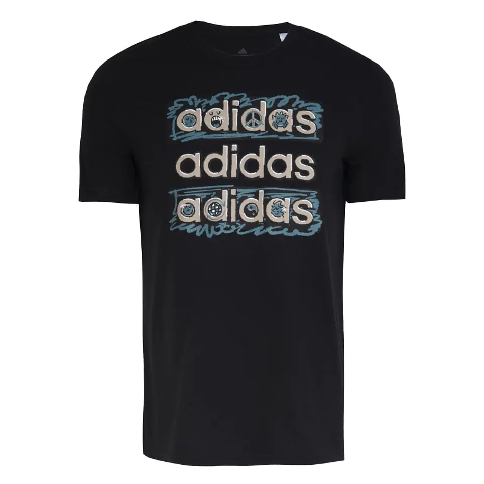 Polera Hombre Negra Adidas In7934 1