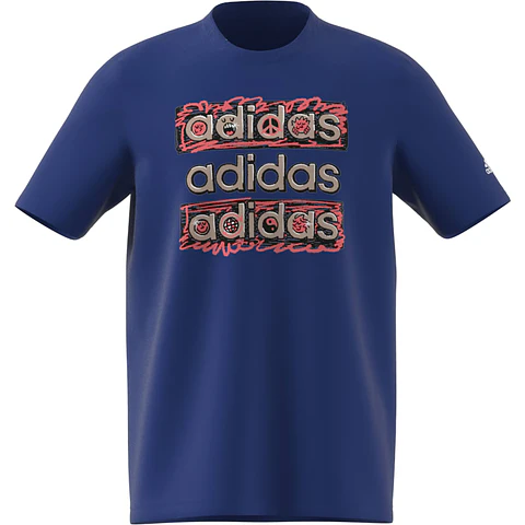 Polera Hombre Azul Adidas In7935