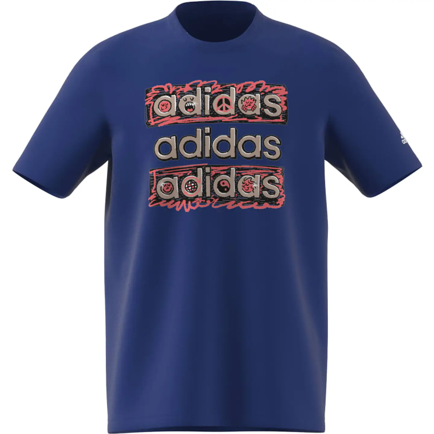 Polera Hombre Azul Adidas In7935 1