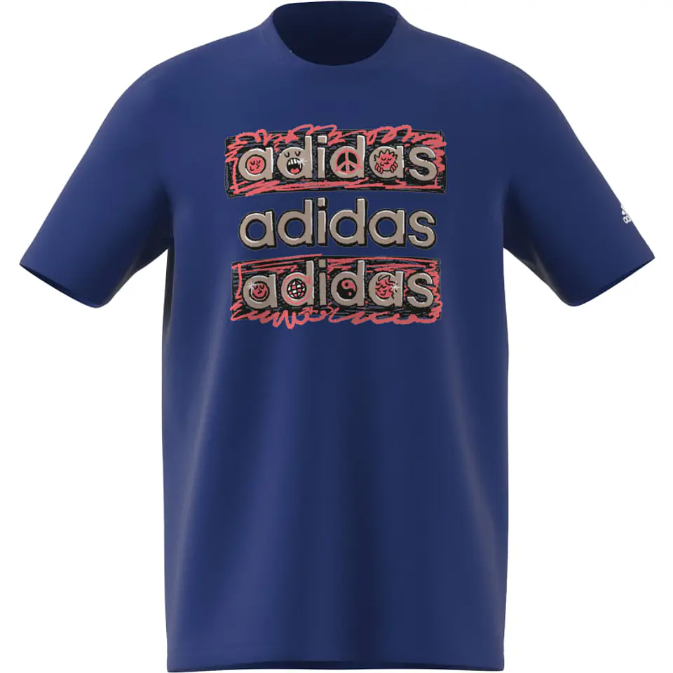 Polera Hombre Azul Adidas In7935 1
