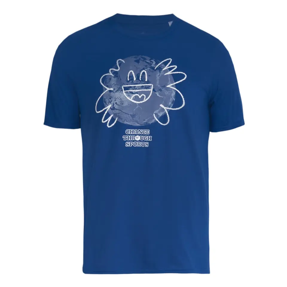 Polera Hombre Azul Adidas In7965 1