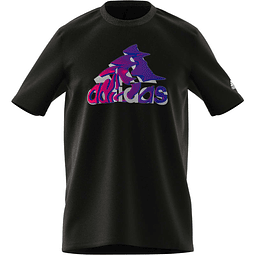 Polera Hombre Negra Adidas In7977