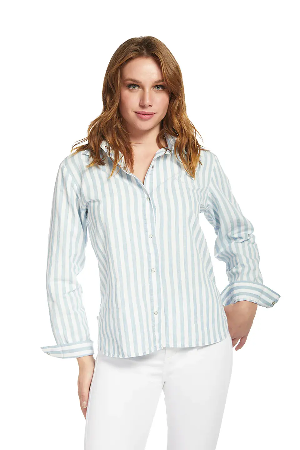 Camisa Mujer Celeste  Amalia 4275 1
