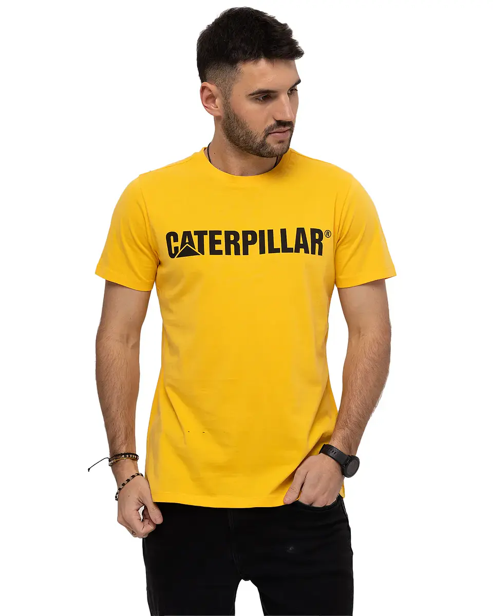 Polera Hombre Amarilla Cat 2510410-Yb3  1