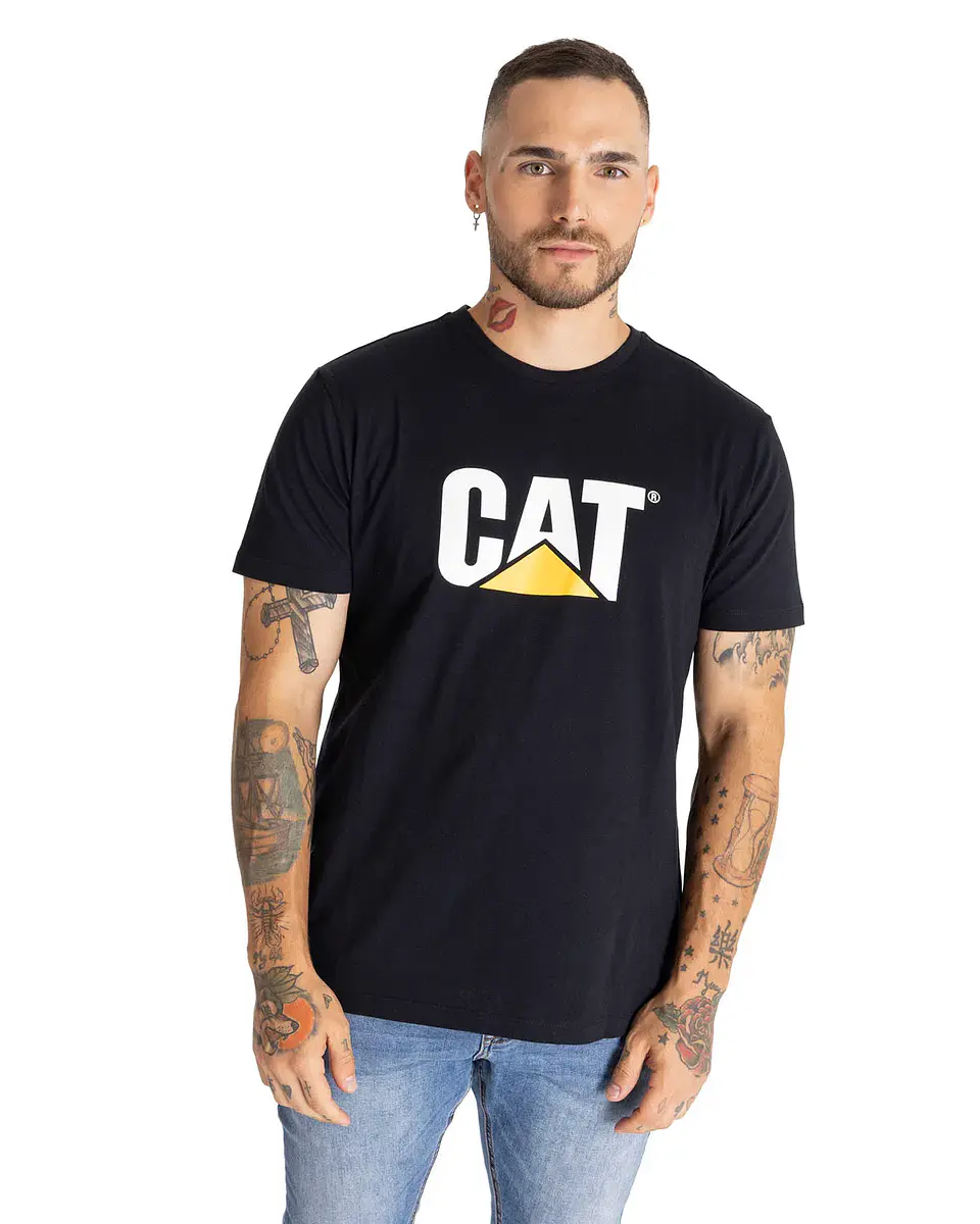 Polera Hombre Negra Cat 2510454-X5N  1