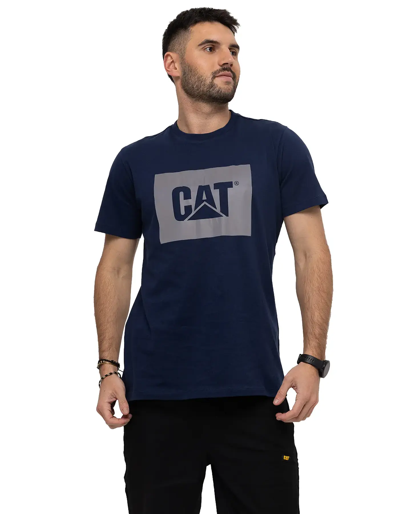 Polera Hombre Azul Cat 4010302-8Iu  1