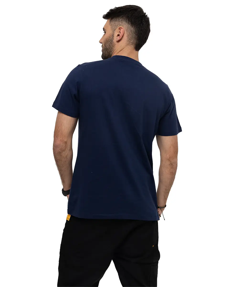 Polera Hombre Azul Cat 4010302-8Iu  2