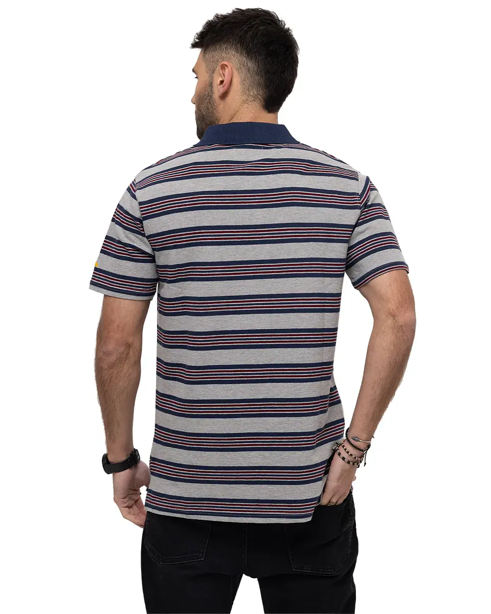 Polera Hombre Gris Cat 4010329-Jdk  2