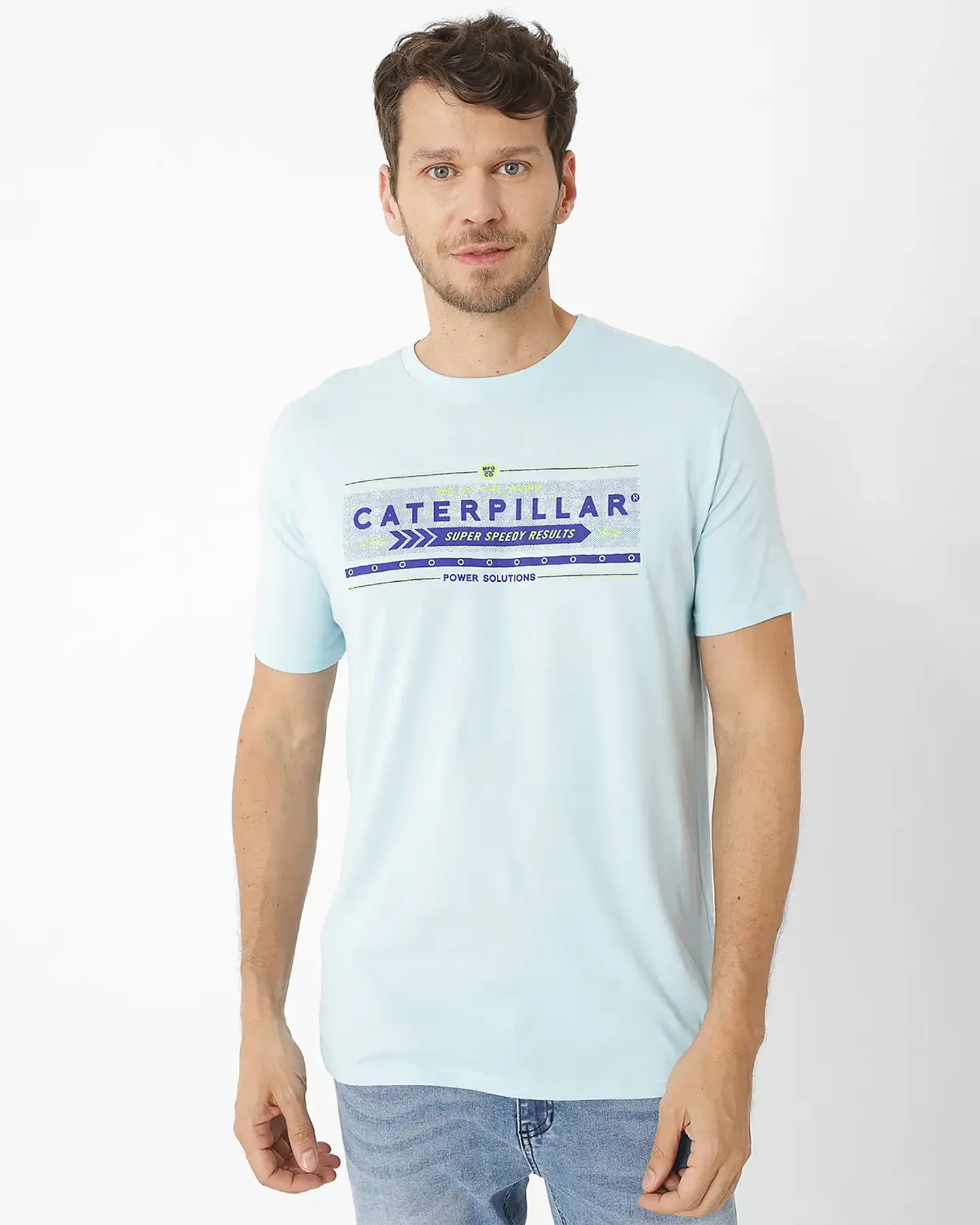 Polera Hombre Celeste Cat 4010353-Sb1  1