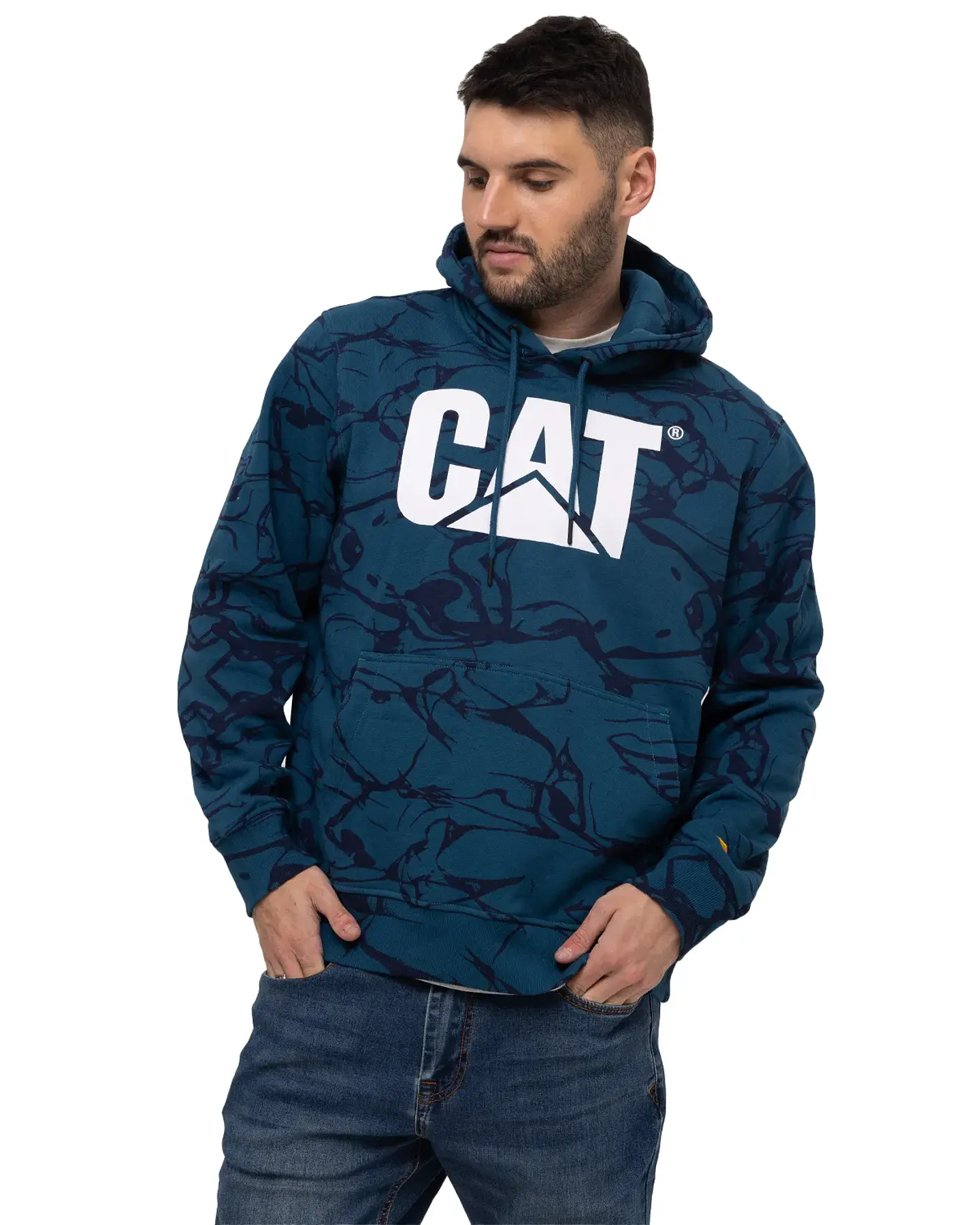 Polerón Hombre Verde Cat 4050048-41S  1